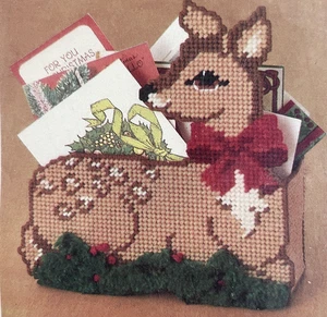 De colección Bucilla Ciervo Soporte de Correo Tope de Puerta Plástico Precortado Lona Kit 61024 Navidad Fawn - Imagen 1 de 5