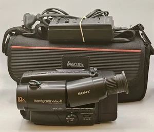 Sony CCD-TR330E Video 8 Handycam Bundle - Tested + 100% Working - Picture 1 of 18