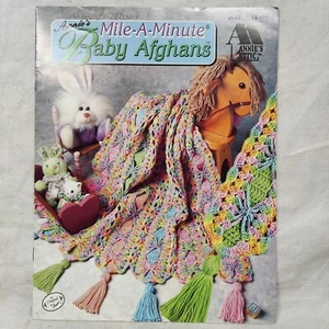 1994 Annie's Attic Baby Afghans Knit & Crochet Yarn Design Pattern Book # 268B - Bild 1 von 24