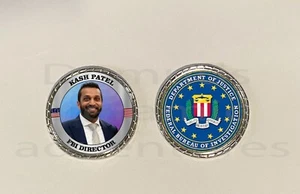 Pres. Trump KASH PATEL FBI director White House novelty coin get them all - Picture 1 of 1