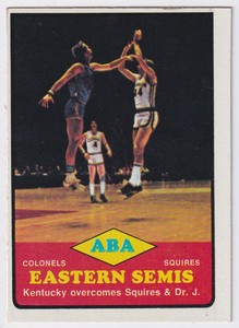 1973-74 TOPPS ABA EASTERN SEMIS KENTUCKY COLONELS/VIRGINIA SQUIRES #204