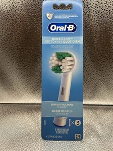 Oral-B DailyClean Ersatzbürstenköpfe 3er Pack - austauschbar effizient & G - Bild 1 von 4
