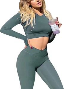 Scrunch Butt Leggings for Women Butt Lift Tummy Control Booty Leggings - Picture 1 of 28