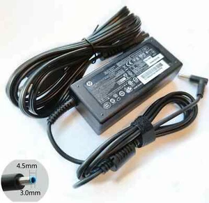 NEW Genuine 90W HP AC Adapter Charger blue tip 19.5V 4.62A Pavilion 710413-001 - Picture 1 of 6