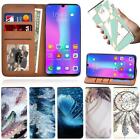 Marble Leather Stand Wallet Cover Case For Huawei Honor 8A/8S/9X/10 Lite/20 Lite