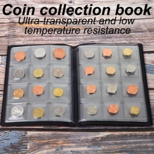 120 Holder Pockets Collection Books Coins Collecting Money Penny Storage Album - Picture 1 of 13