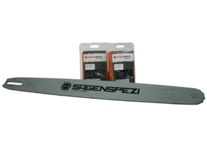 Schwert + 2 Ketten passend für Stihl 029 MS 290 63 cm 3/8" 84 TG 1,6mm Sägekette - Bild 1 von 1