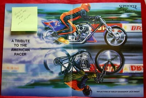 Supercycle Magazine Jack Knight Centerfold only March 1987 #64 Near Mint Cond. - Picture 1 of 1
