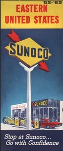 1962 Sunoco Road Map: Eastern United States NOS - Picture 1 of 1