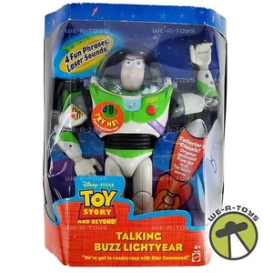 Disney Pixar Toy Story and Beyond! Talking Buzz Lightyear Figure Mattel #50326 - Picture 1 of 10