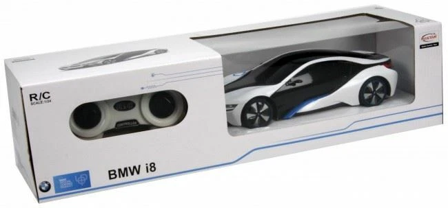 Nuovo Rastar 1:24 Bianco BMW I8 Auto Telecomandata - 48400 / 01218 - Immagine 1 di 1
