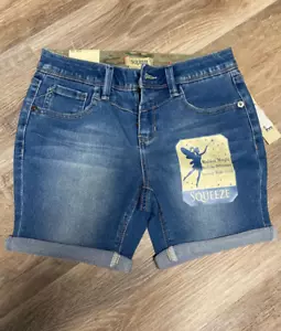 Squeeze Bermuda Denim Jean Shorts-Girls Size 12-NWT - Picture 1 of 2
