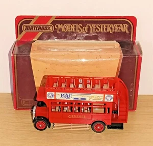 Matchbox MODELS OF YESTERYEAR Y23-1.A9 1922 AEC OMNIBUS "RAC" - Picture 1 of 12