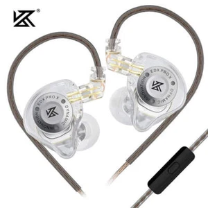 KZ EDX PRO X IEM Earphones Dynamic Drive HiFi Deep Bass Sound Earbud Sport Music - Zdjęcie 1 z 14