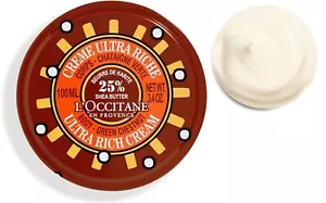 L'Occitane GREEN CHESTNUT Ultra Rich Body Cream w/ 25% Shea Butter 3.4 oz SEALED - Picture 1 of 1