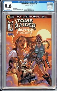 Tomb Raider Journeys #1 CGC 9.6 2001 3980157006 1A Variant Cover Image/Top Cow - Picture 1 of 2