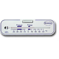 Brannan Horizontal Fridge or Freezer Thermometer 130mm