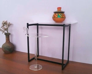 BREAKFAST BAR TABLE + Stool 1:6 Scale,Miniature Furniture,Contemporary Design - Picture 1 of 14