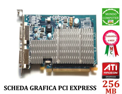 SCHEDA GRAFICA PCI EXPRESS ATI RADEON 256MB   HD 3450   DDR2 - Immagine 1 di 2