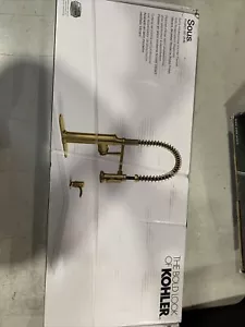 NUEVO KOHLER K-R10651-SD-2MB Sous Grifo de Cocina Semiprofesional Latón Cepillado - Imagen 1 de 9
