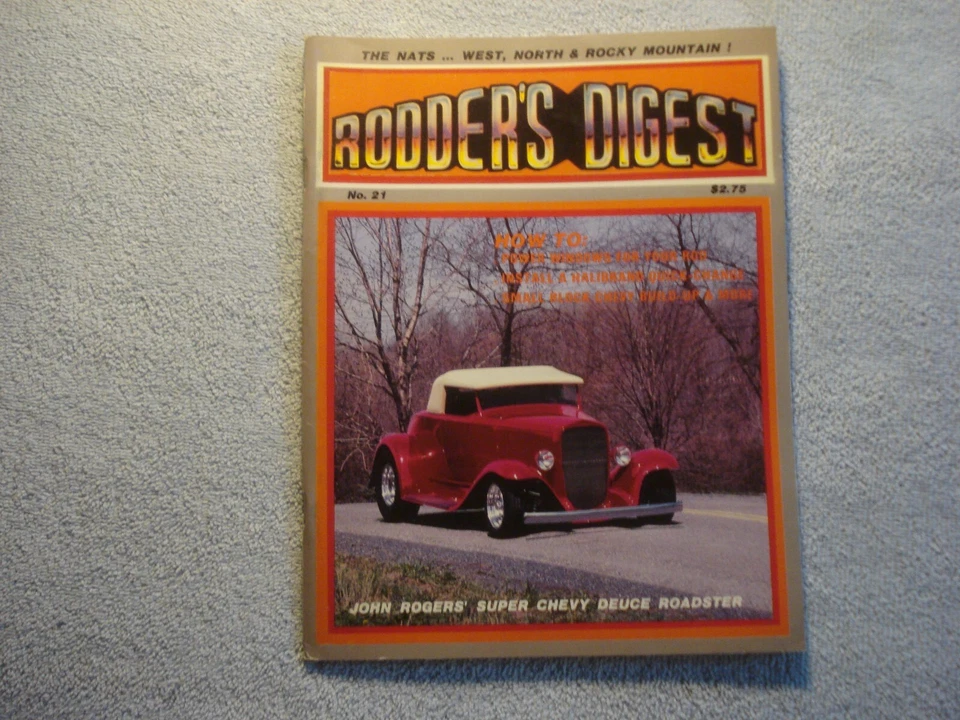Rodder's Digest 1986 Summer #21 Classic Hot Rod Modified Custom Cars & Trucks - Image 1 of 1
