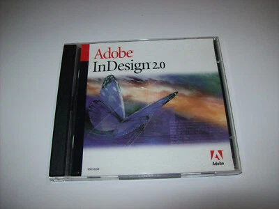 Adobe InDesign 2.0 Educational Version McIntosh 2 CDs with Serial no, x - Image 1 of 4