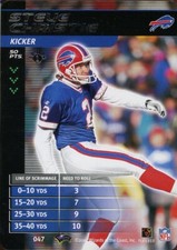 2002 NFL Showdown 1st Edition STEVE CHRISTIE BILLS #047