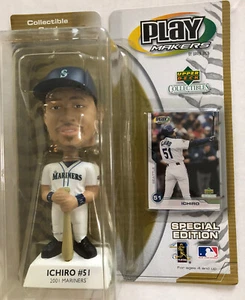 Upper Deck PlayMakers Ichiro Suzuki #51 Home Special Ed 2001 MLB Bobble Head - Bild 1 von 1