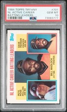 1984 Topps Tiffany NL Active Career Batting Leaders #701 PSA 10 Gem Mint