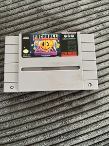 FACEBALL 2000 Super Nintendo SNES Game NTSC USA Cartridge In Great Working Condi - Bild 1 von 4