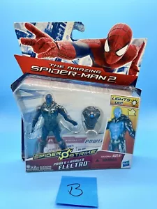The Amazing Spider-Man 2 Spider Strike Power Charged Electro Lights Up! 2014 (B) - Picture 1 of 12