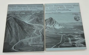 Alaska Dalton Highway Yukon River to Prudhoe Bay Bedrock Geology Book Set 1985 - Picture 1 of 6