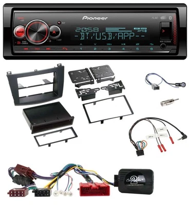 Pioneer Bluetooth USB Lenkrad DAB Autoradio für Mazda 3 2009-2013 aktiv - Bild 1 von 4
