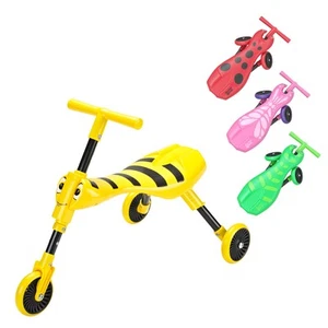 Scuttlebug 3-Wheel Foldable Ride-On Tricycle for 1+ Year Old, Bumblebee Trike, - Picture 1 of 5