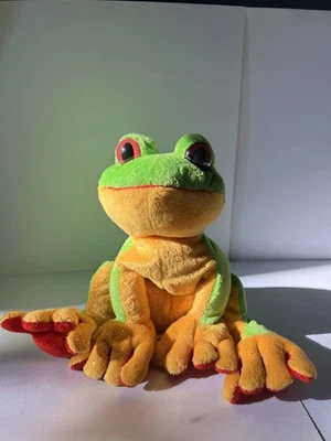Webkinz Ganz Green Tree Frog HM109 Preowned Perfect Condition NO CODE - Image 1 of 2