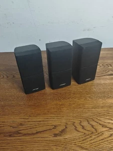 3 X BOSE 5.1 ALTOPARLANTI NERI DOUBLE JEWEL CUBE LIFESTYLE ACOUSTIMASS 48 V35 535 - Foto 1 di 6