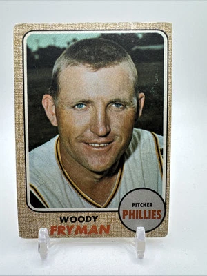 1968 Topps Baseball Vintage #112 Woody Fryman Pirates - Image 1 of 2
