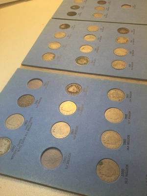 Tough Near Complete Set 1883 to 1912 Liberty V Nickels- Many Rare Dates & D Mint - Image 1 of 4