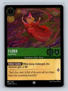 Flora - Good Fairy Common Shimmering Skies 75/204 Disney Lorcana TCG - Picture 1 of 2
