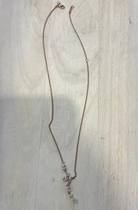 Pandora Rose MET Sparkling Herbarium Cluster Drop Collier Necklace 382386C01 - Picture 1 of 5