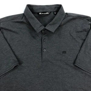 Travis Mathew Polo Shirt Men XXL Golf Performance Gray 2XL - Picture 1 of 9