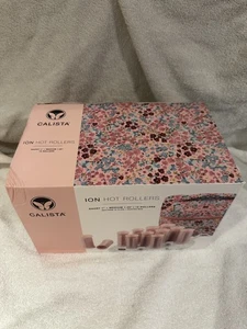 Calista Ion Hot Rollers Set 12 Short Medium Rollers With Bag New Hair Styling To - Picture 1 of 8