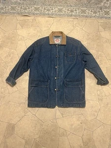 The Australian Outback Collection Blue Denim Jacket Men’s Medium M Chore Coat - Picture 1 of 6