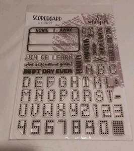Wild Whisper Scoreboard 6X8 Stamp Set - Picture 1 of 2