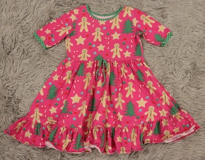Vestido ELEANOR ROSE Louise Pan de Jengibre Navidad Vacaciones talla 10-12 Foto 1 de 3