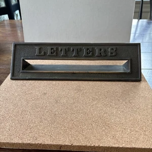 BRIEFE Antik Bronze Messing Architekturbeschläge Postschlitzöffnung - Bild 1 von 5