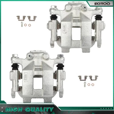 For 2009 - 2016 2017 2018 Nissan Maxima Rear Brake Calipers w/ Bracket - Image 1 of 4