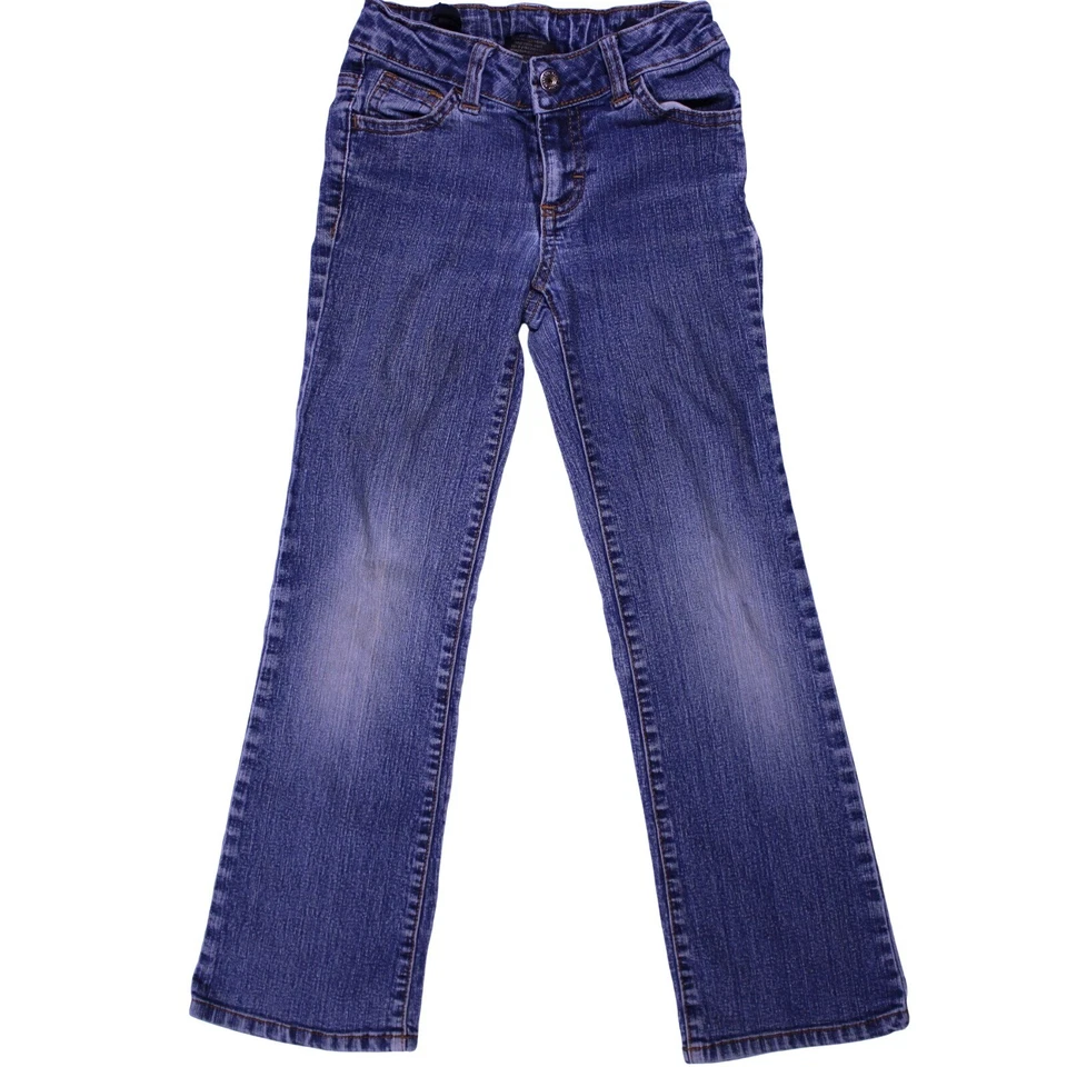 Джинсы Faded Glory детские размер 6 синие эластичные джинсы подходят 19,75x20,25 - Изображение 1 из 4