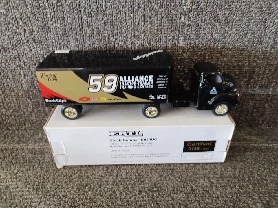 8.5" Long Dennis Setzer Diecast Truck By Ertl #788/1000 - Image 1 of 1