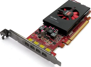 Dell AMD Firepro W4100 2GB GDDR5 4X Mini-Displayport PCIE Full Video Card 25D14 - Picture 1 of 1
